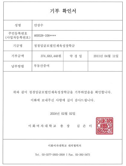 이화여대 기부 확인서 ⓒ 안상수 후보 선거사무소 image020.jpg