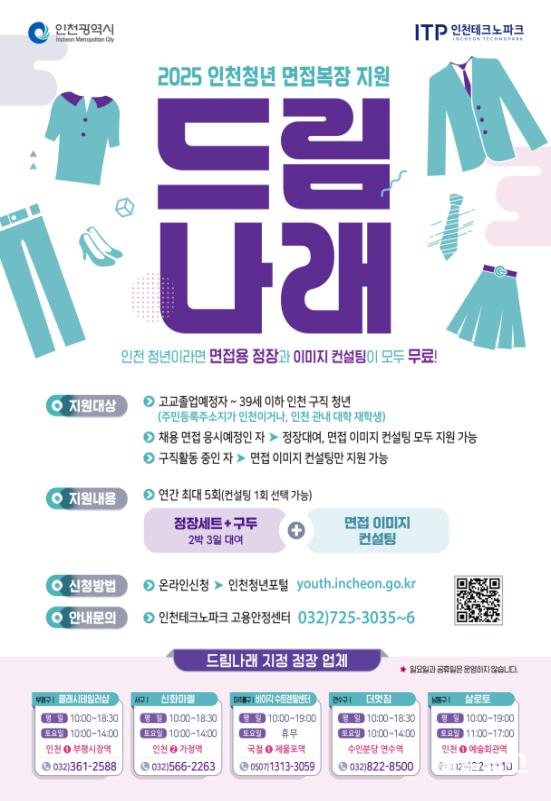 청년 취업에 날개를 다는 인천시, 면접 정장 무료 대여 지원 확대 ⓒ 인천시 image0401.jpg
