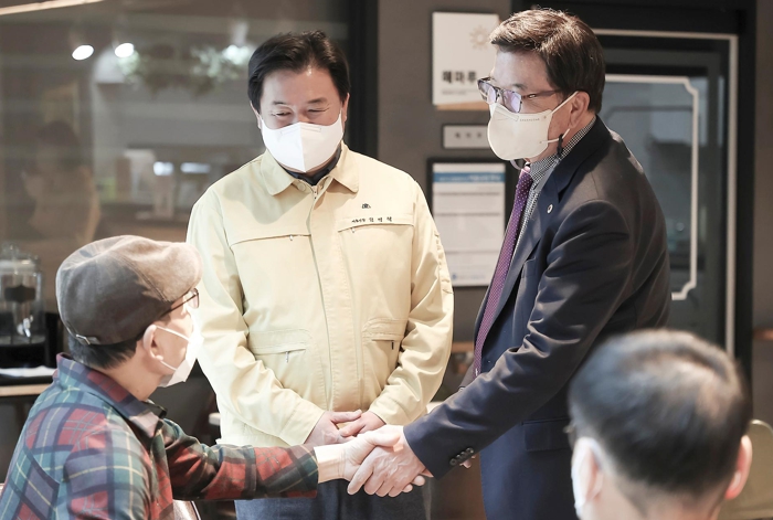 임병택 시장, 대한노인회 시흥지회 방문