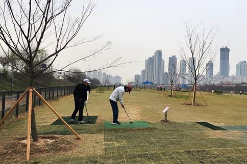송도 파크골프장 새단장 큰 호응