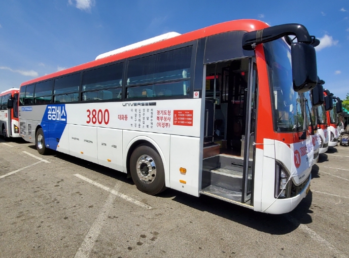 3800번 신설 버스 외부