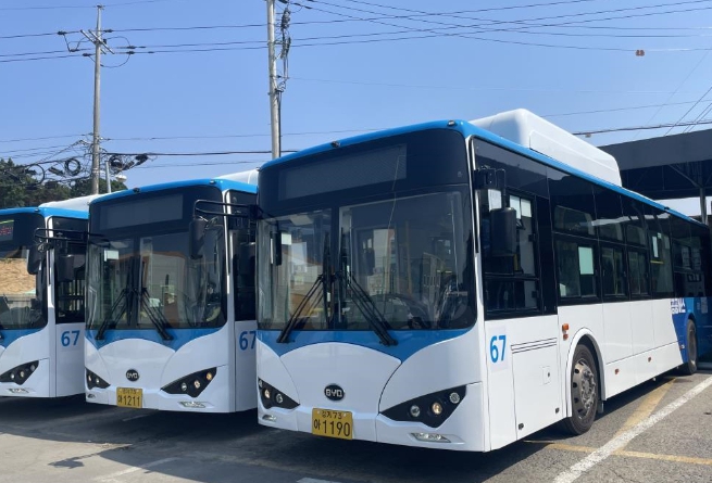 운행 준비 중인 67번