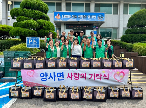 강화군 양사면 새마을남·녀지도자, 콩국수 나눔 행사