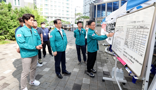 인천시의회 건설교통위원회, 서구 전기차 화재현장 확인