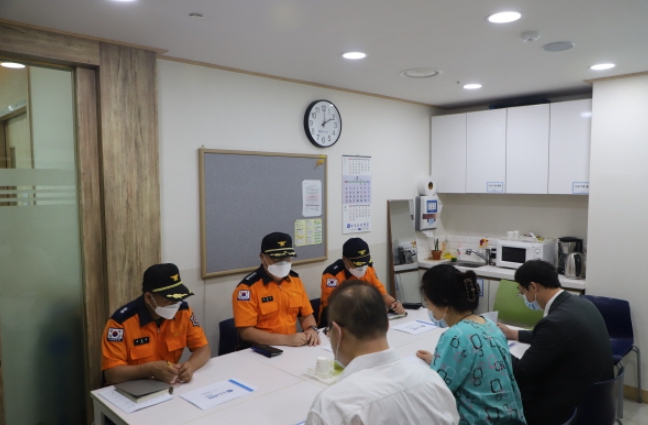 계양소방서, 효성요양병원 관서장 현장 예찰