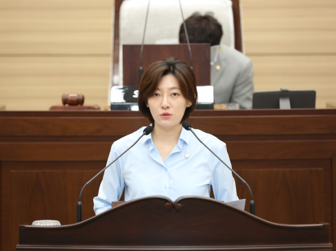 인천광역시 서구의회 장문정 의원, ‘서구 청라 지하주차장 전기차 화재 발언 관련 제언’