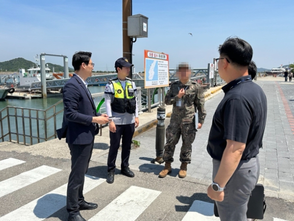 지난 6월 경기도 전곡항과 마리나항 취약지 점검