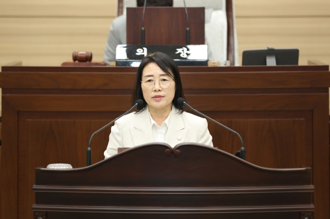 인천 서구 고선희 의원, 갱년기 증후군 관리를 위한 추진 근거 마련